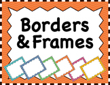 Clipart: Borders & Frames Set #4