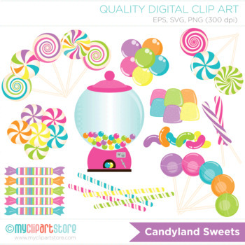 Preview of Clipart - Candyland / Sweets
