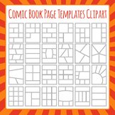 Comic Book Templates / Blank Graphic Novel Templates Clipa