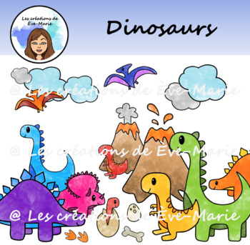 Preview of Clipart - Dinosaurs