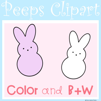 Easter Eggs Clipart Easter PNG Peeps Spring Clipart Cute 