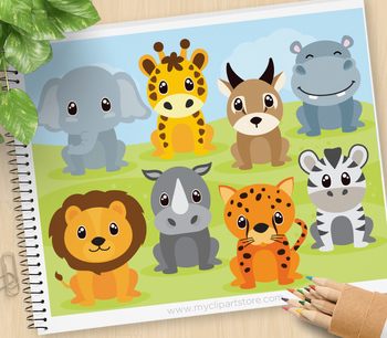 Download Jungle Animals Svg Files Worksheets Teaching Resources Tpt