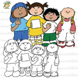 Clipart Freebie for May (Karen's Kids Clipart)