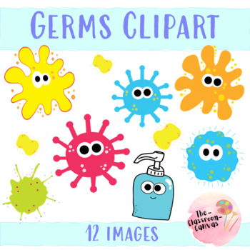 Preview of Clipart: Germs/ covid19/ coronavirus clipart