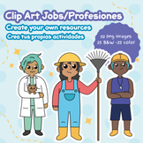 Clipart Jobs and  occupations |Clipart Profesiones 50 images!!