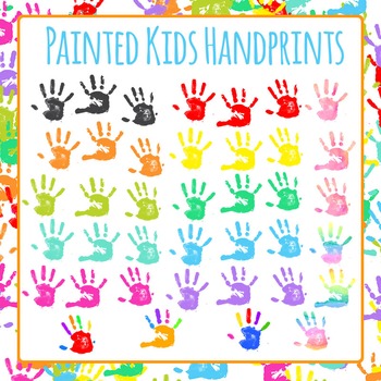 kid handprint clipart
