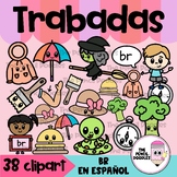 Clipart Palabras Trabadas BR en Español - Spanish Blending