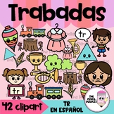Clipart Palabras Trabadas TR en Español - Spanish Blending