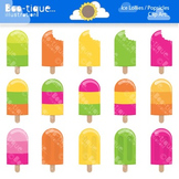 Clipart- Summer Popsicles Clip Art, Ice Lollies Clipart, I