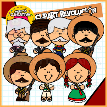 Clipart Revolución Mexicana GRATIS by MERYTA CREATIVA - CLIPS CREATIVOS
