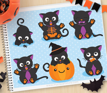 Scaredy cats | Spiral Notebook