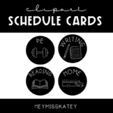 Clipart Schedule Cards