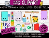 Clipart - School Supplies - Classroom Clipart