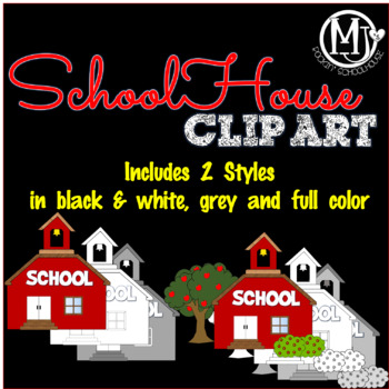 Preview of Clipart - SchoolHouses