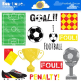 Clipart- Soccer Clipart. Football Clipart. Soccer Clip Art