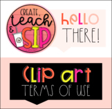 Clipart Terms of Use | Teach and sip