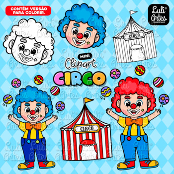 Preview of Circus and Clown Mini Clipart