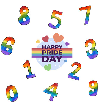 Preview of Clipart number 1- 10 pride month theme