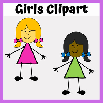 Preview of Clipart of Girls