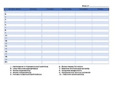 Clipboard Behavior Tracking Spreadsheet