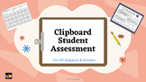 Clipboard Student Assessment, formative/summative assessme