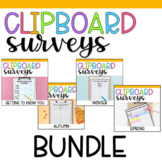 Clipboard Surveys- BUNDLE