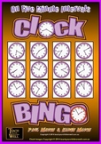 Clock Bingo (Time Bingo) - 5 Minute Intervals - 32 Cards