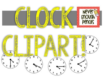 Preview of Clock ClipArt