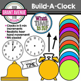 Clock Clipart - Build-A-Clock Clipart - Clock Clip Art for