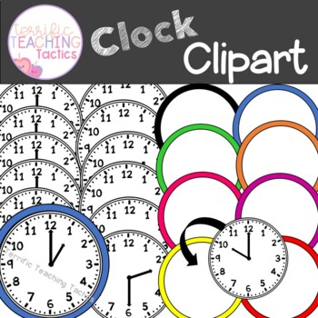 Preview of Clock Clip Art for Telling Time