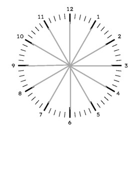 Preview of Clock Faces for Reviewing Analog Time