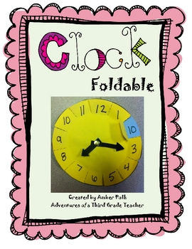 Clock Foldable {FREEBIE}
