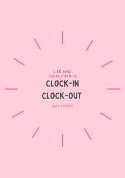Preview of Clock In Clock Out Freebie