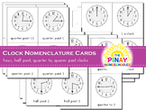 Clock Learning 3 Part Cards