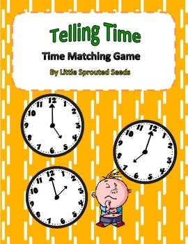 Preview of Clock Matching Game