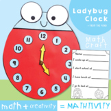 Clock Math Craft | Ladybug