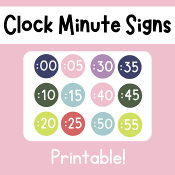 Preview of Clock Minute Labels