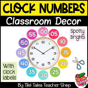 Preview of Clock Numbers - Classroom Decor