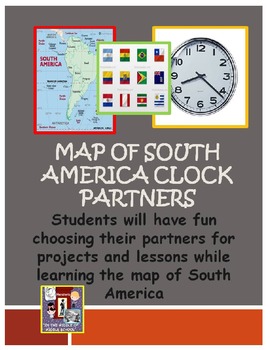 Preview of Clock Partners ~ Map of South America
