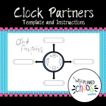 Preview of Clock Partners Template and Instructions