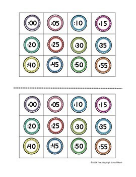 clock template telling time practice interactive