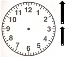 Clock Template to Cut Out
