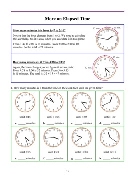 clock and time common core grade 3 distance learning by maria miller