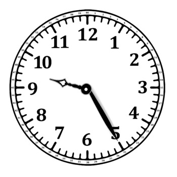 Clock faces, Every minute from 9:00-11:59, 181 Images! Commercial Use