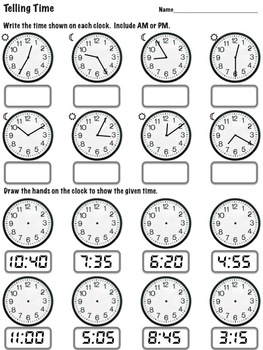 clocks 2nd grade common core 2md7 by lisa tarman tpt