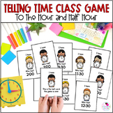 Telling Time Game - Hour Half Hour - I Have Who Has