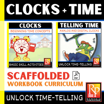 Preview of Clocks: Digital & Analog Time Concepts {Bundle} - Telling Time - Activities