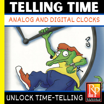 Preview of Telling Time Activities: No Prep - Analog and Digital Clock Worksheets!