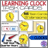 Clocks and Time Activities Color Coded Task Cards and Cloc