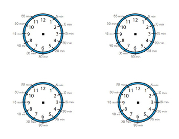 Preview of Clocks with minutes